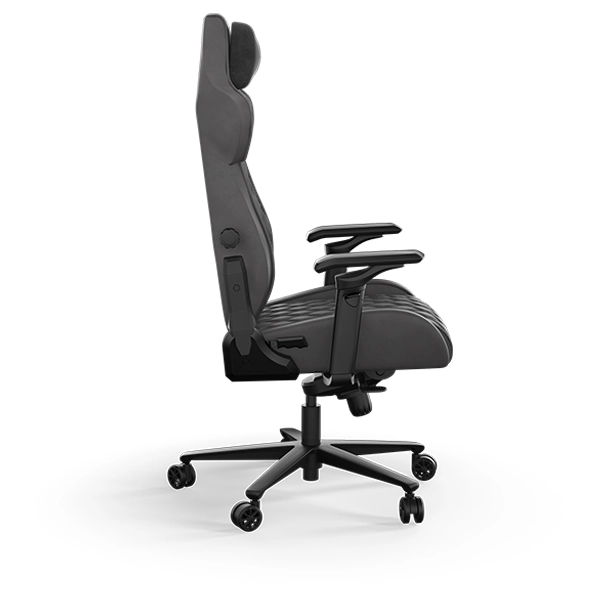 כיסא גיימינג Corsair TC500 LUXE SHADOW שחור עם תמיכה ארגונומית וריפוד נושם