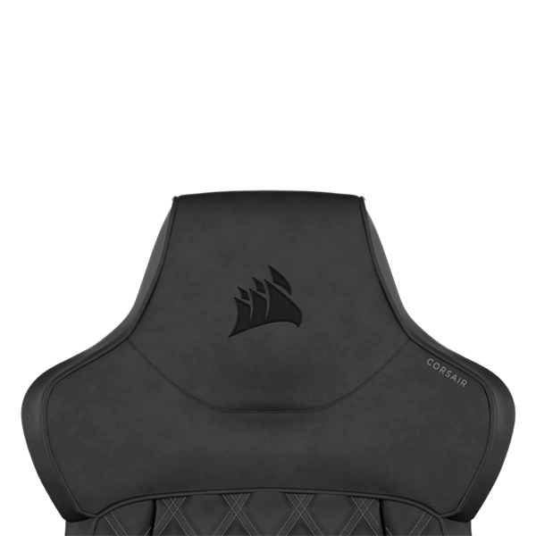 כיסא גיימינג Corsair TC500 LUXE SHADOW שחור עם תמיכה ארגונומית וריפוד נושם