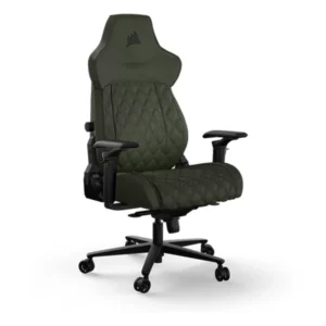 כיסא גיימינג Corsair Tc500 Luxe Sherwood בירוק כהה עם תמיכה ארגונומית וריפוד נושם