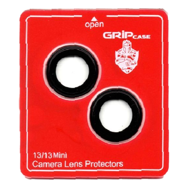 מגן זכוכית למצלמה לאייפון 13 / 13 מיני שחור | Grip Glass