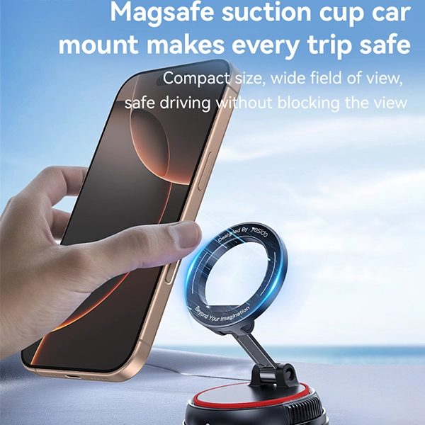 מעמד מגנטי תומך MagSafe לרכב עם סיבוב 720 מעלות Yesido C219
