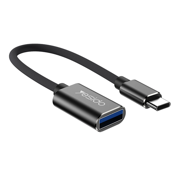 מתאם גמיש Type-C ל-USB לחיבור התקנים חיצוניים Yesido GS01