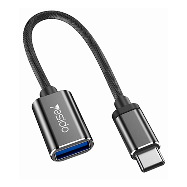 מתאם גמיש Type-C ל-USB לחיבור התקנים חיצוניים Yesido GS01
