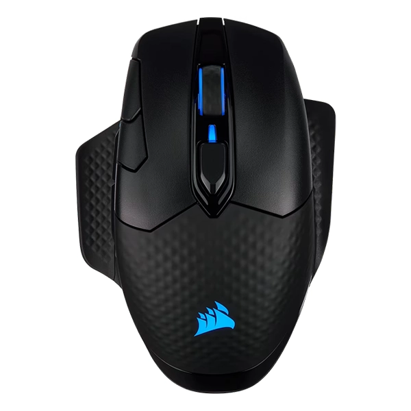 עכבר גיימינג אלחוטי Corsair DARK CORE RGB PRO עם חיישן 18,000 DPI ותמיכה בשלושה מצבי חיבור