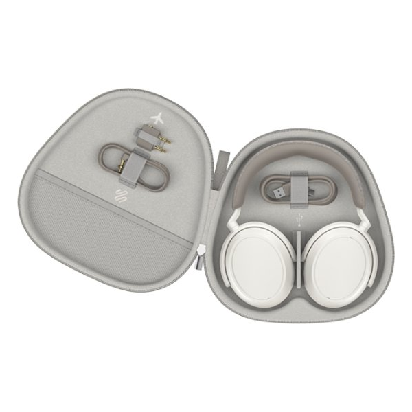אוזניות אלחוטיות לבנות עם ביטול רעשים | Sennheiser Momentum 4 Wireless