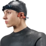 אוזניות שחייה Bluetooth אדומות עמידות למים | Shokz OpenSwim Pro
