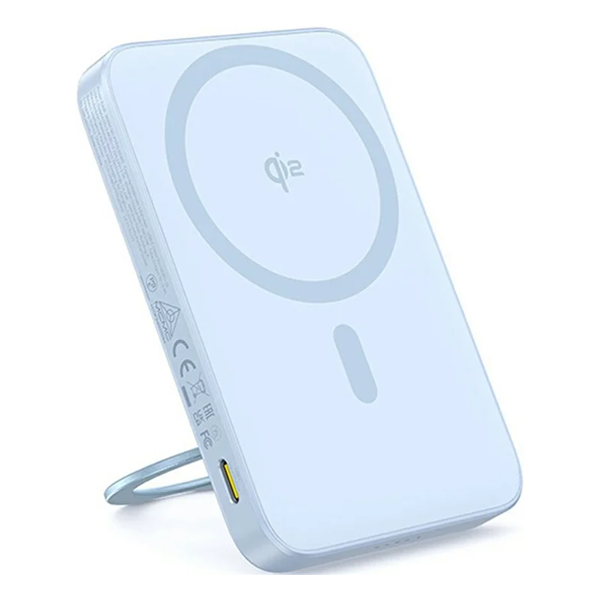 סוללת גיבוי מגנטית 5000mAh 20W תכלת תומכת MagSafe עם מעמד | Baseus Picogo