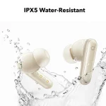 אוזניות אלחוטיות Anker Soundcore P40i לבנות עם סינון רעשים חכם וטעינה אלחוטית