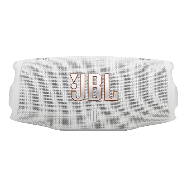 רמקול JBL Charge 6 לבן עם סאונד עוצמתי וסוללה חזקה