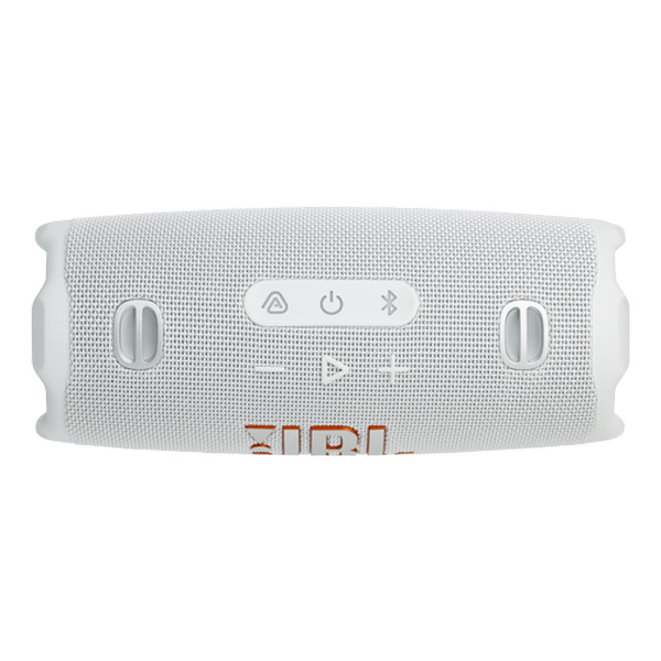 רמקול JBL Charge 6 לבן עם סאונד עוצמתי וסוללה חזקה