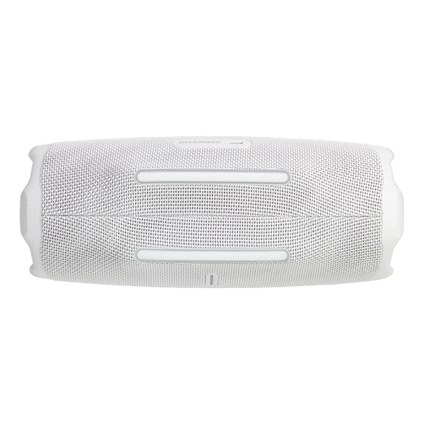 רמקול JBL Charge 6 לבן עם סאונד עוצמתי וסוללה חזקה