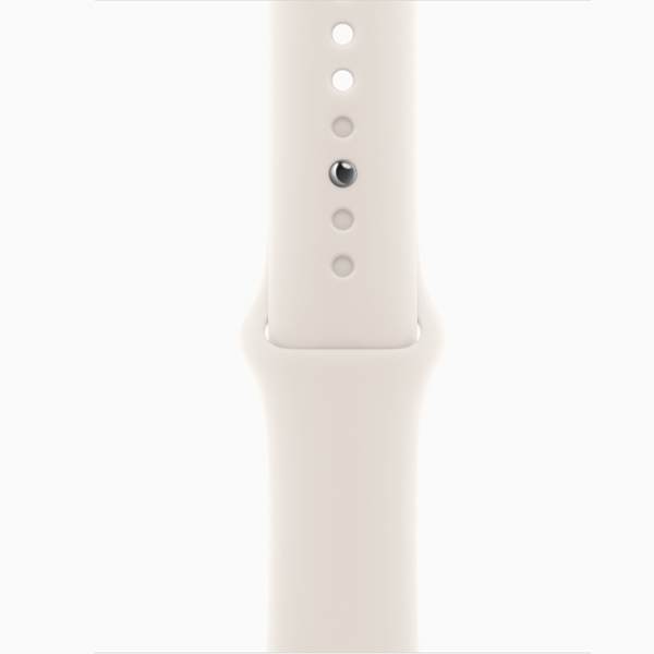 שעון חכם Apple Watch 40mm SE 2024 GPS בצבע Starlight Aluminum | רצועה סטארלייט S/M