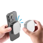 תאורת לד מגנטית לסמארטפון עם מראה מובנית, תומכת MagSafe ומתכווננת | F-662